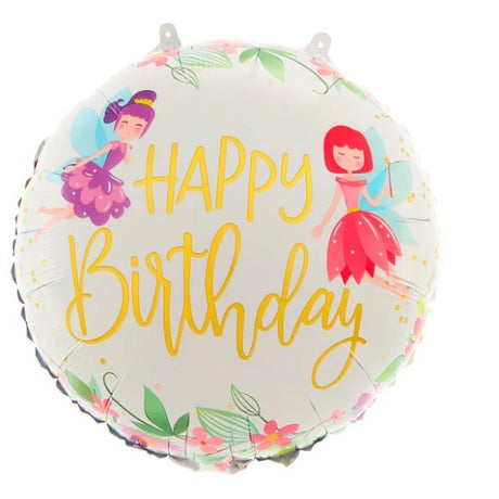 Balon Din Folie Metalizata, Figurina Cerc, Tematica Aniversare, 45 Cm, Ambalaj Individual, Pai Inclus, Umflare Cu Aer Sau Heliu - vivimall.ro