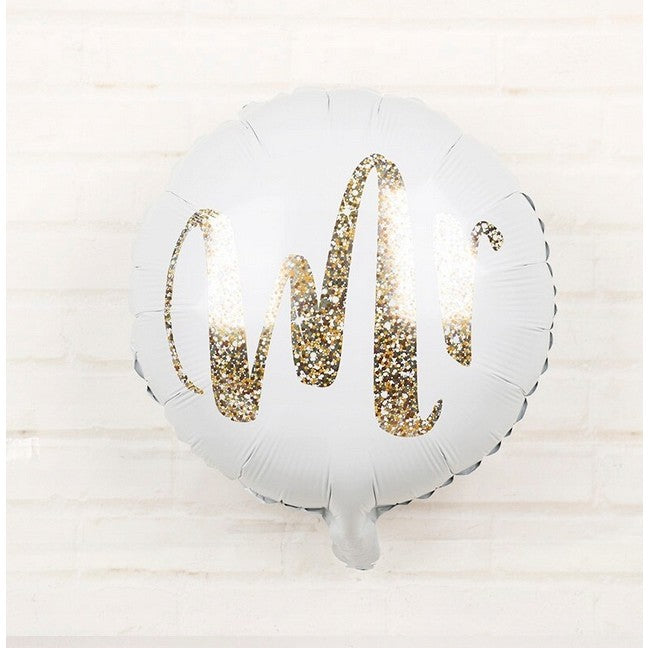Balon Din Folie Metalizata, Figurina Cerc, Tematica Nunta, 45 Cm, Ambalaj Individual, Pai Inclus, Umflare Cu Aer Sau Heliu - vivimall.ro