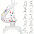 Balon Din Folie Metalizata, Figurina Cifra, Tema Aniversare 81 Cm, Ambalaj Individual, Pai Inclus, Umflare Cu Aer Sau Heliu - vivimall.ro