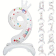 Balon Din Folie Metalizata, Figurina Cifra, Tema Aniversare 81 Cm, Ambalaj Individual, Pai Inclus, Umflare Cu Aer Sau Heliu - vivimall.ro