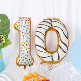 Balon din Folie Metalizata Vivimall, Figurina Cifra, Model Candy, Tema Aniversare 100 cm, Ambalaj Individual, Pai inclus, Umflare cu Aer sau Heliu, Multicolor, Cifra 1 - vivimall.ro