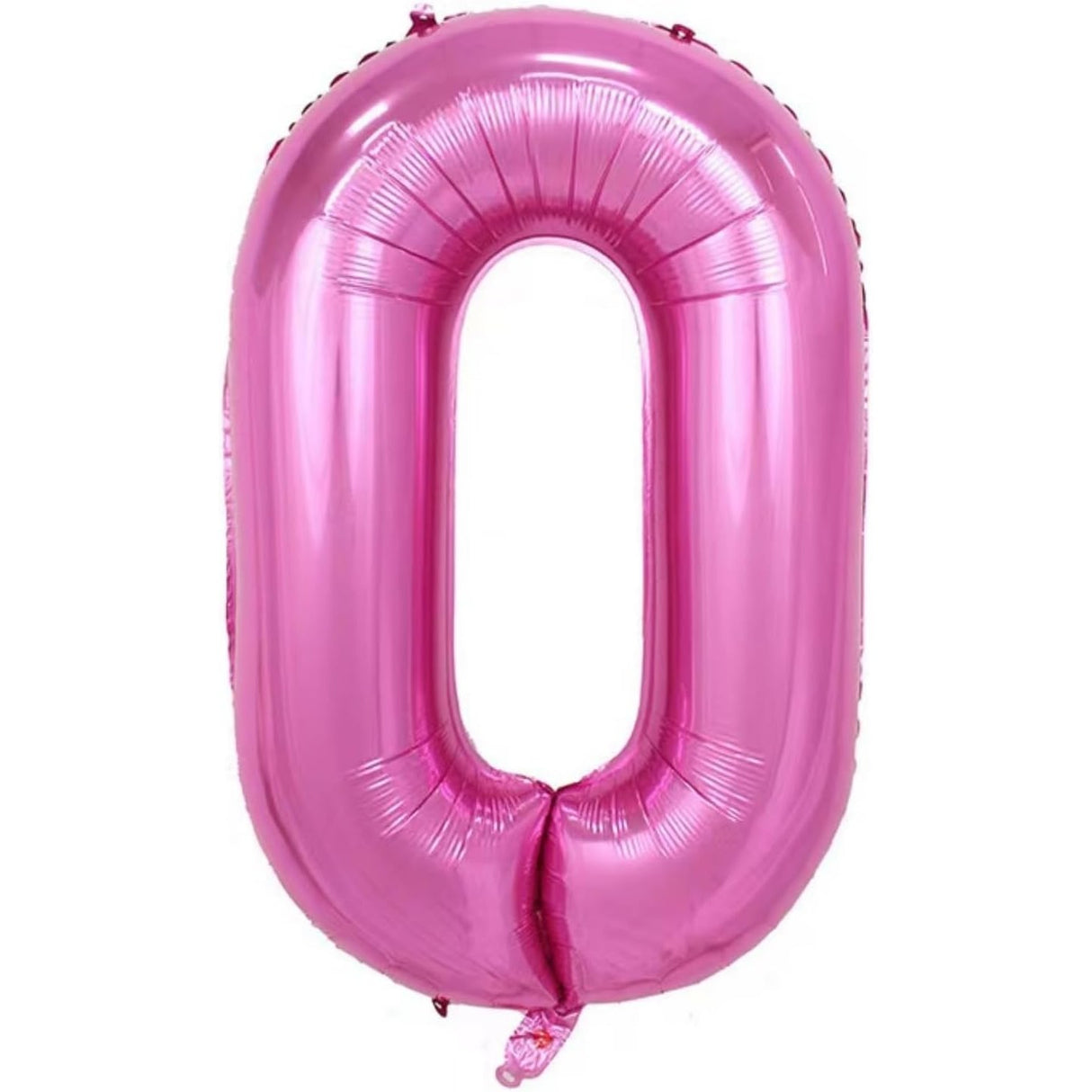 Balon Din Folie Metalizata Figurina Cifra Si Coroana, Tema Aniversare 100 Cm, Ambalaj Individual, Pai Inclus, Umflare Cu Aer Sau Heliu, Cifra 0 - vivimall.ro