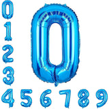Balon Din Folie Metalizata, Figurina Cifra, Tema Aniversare 100 Cm, Ambalaj Individual, Pai Inclus, Umflare Cu Aer Sau Heliu, Cifra 0 - vivimall.ro