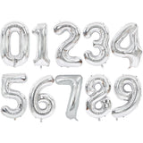 Balon Din Folie Metalizata, Figurina Cifra, Tema Aniversare 100 Cm, Ambalaj Individual, Pai Inclus, Umflare Cu Aer Sau Heliu, Cifra 4 - vivimall.ro