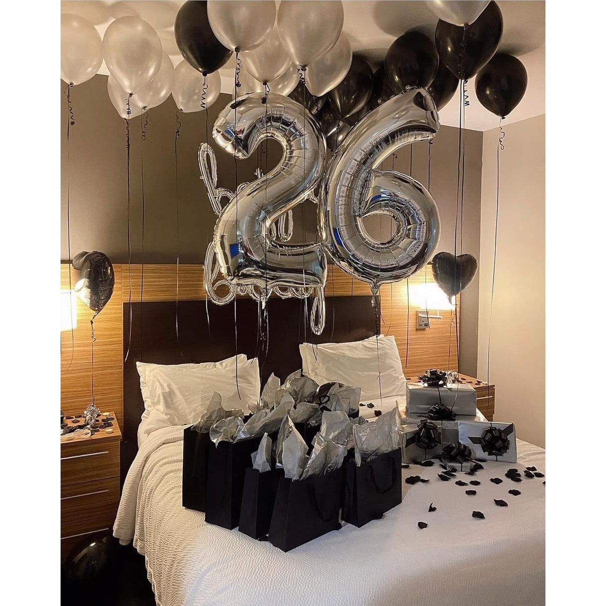 Balon Din Folie Metalizata, Figurina Cifra, Tema Aniversare 100 Cm, Ambalaj Individual, Pai Inclus, Umflare Cu Aer Sau Heliu, Cifra 6 - vivimall.ro