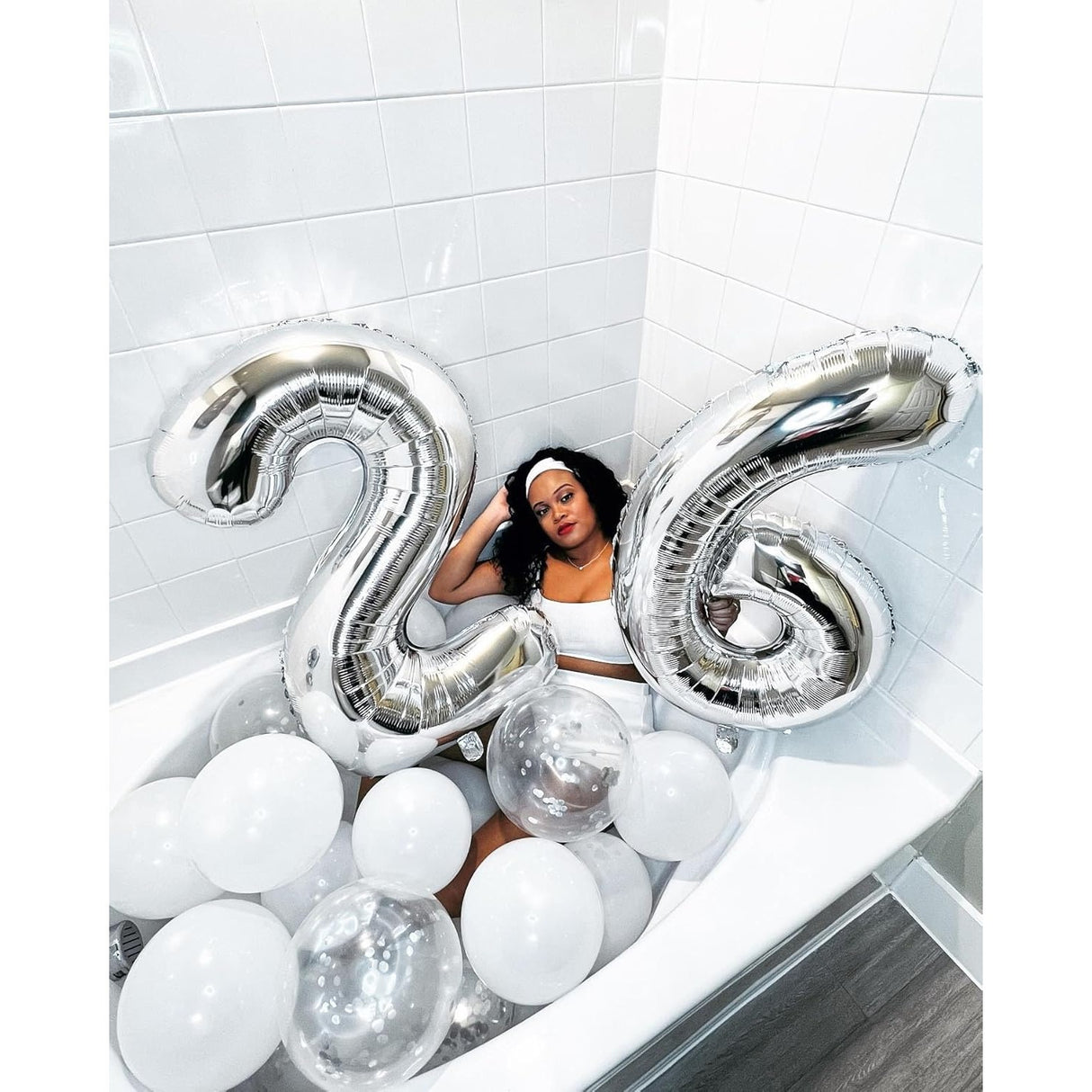 Balon Din Folie Metalizata, Figurina Cifra, Tema Aniversare 100 Cm, Ambalaj Individual, Pai Inclus, Umflare Cu Aer Sau Heliu, Cifra 6 - vivimall.ro
