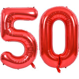 Balon Din Folie Metalizata Figurina Cifra, Tema Aniversare 40 Cm, Ambalaj Individual, Pai Inclus, Umflare Cu Aer Sau Heliu, Cifra 5 - vivimall.ro