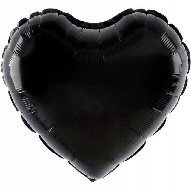 Balon Din Folie Metalizata, Figurina Inimioara, Model Simplu, Tematica Iubire, 40 Cm, Ambalaj Individual, Pai Inclus, Umflare Cu Aer Sau Heliu,
