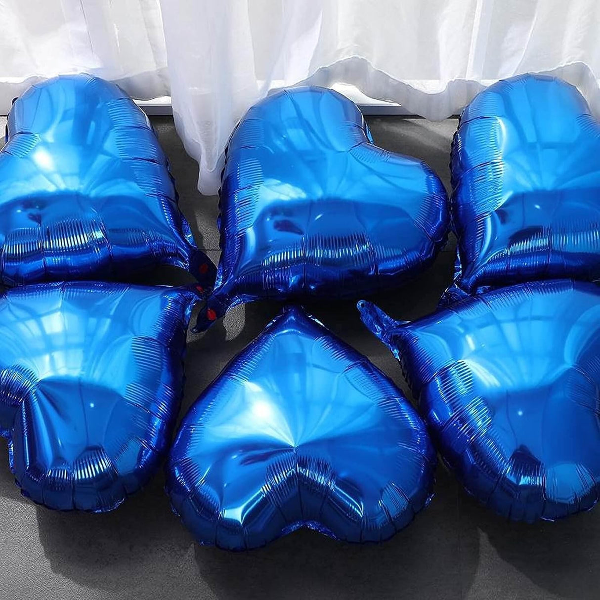Balon Din Folie Metalizata, Figurina Inimioara, Model Simplu, Tematica Iubire, 40 Cm, Ambalaj Individual, Pai Inclus, Umflare Cu Aer Sau Heliu,