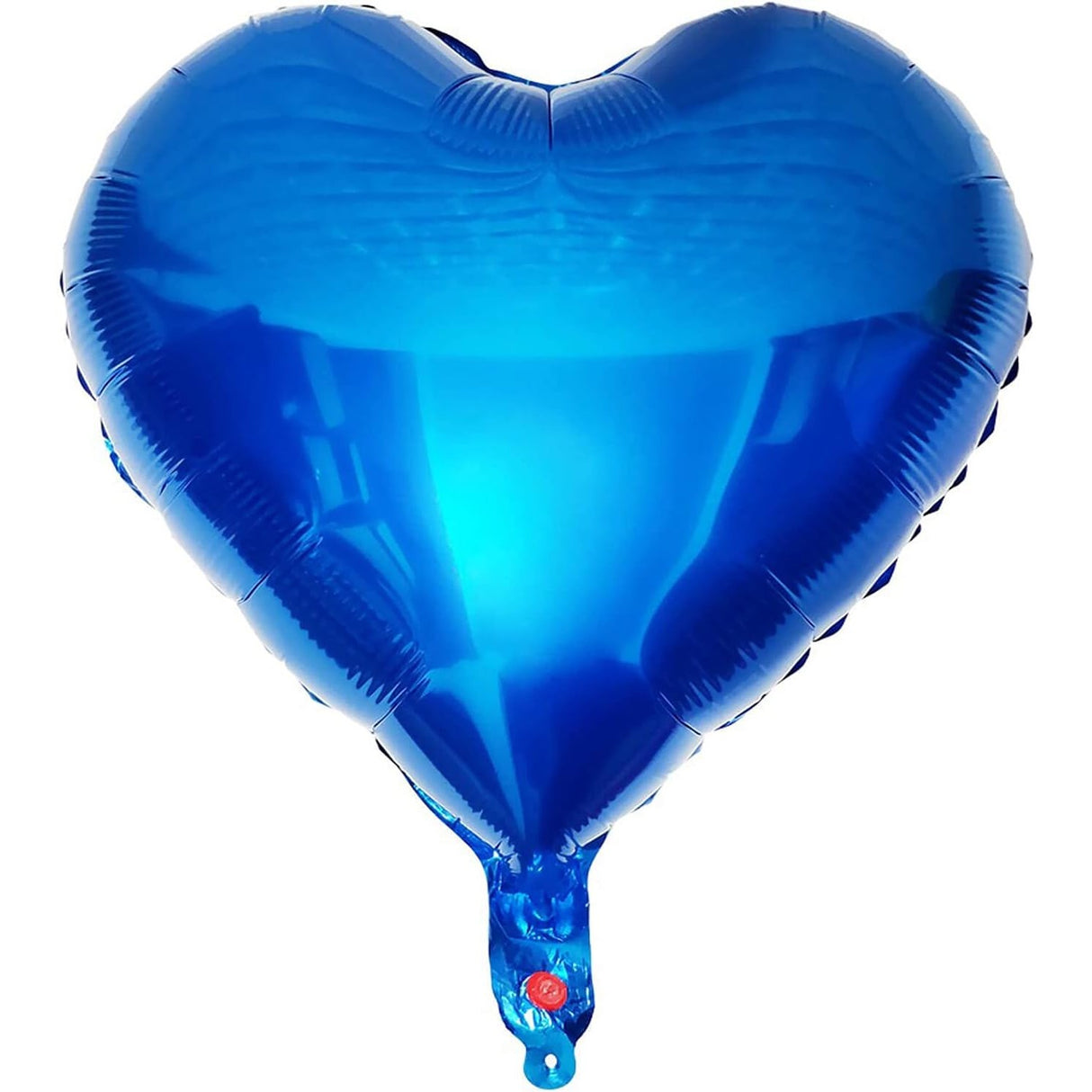 Balon Din Folie Metalizata, Figurina Inimioara, Model Simplu, Tematica Iubire, 40 Cm, Ambalaj Individual, Pai Inclus, Umflare Cu Aer Sau Heliu,