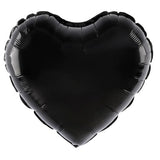 Balon Din Folie Metalizata, Figurina Inimioara, Model Simplu, Tematica Iubire, 40 Cm, Ambalaj Individual, Pai Inclus, Umflare Cu Aer Sau Heliu,