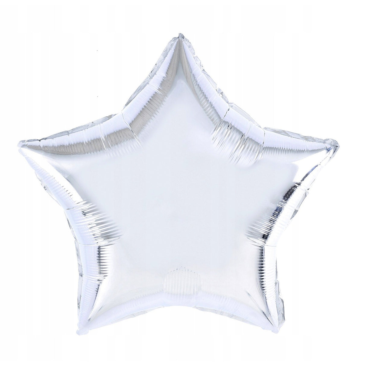 Balon Din Folie Metalizata, Figurina Stea, Model Simplu, Tematica Aniversare, 40 Cm, Ambalaj Individual, Pai Inclus, Umflare Cu Aer Sau Heliu,