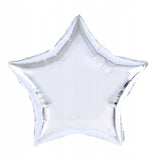 Balon Din Folie Metalizata, Figurina Stea, Model Simplu, Tematica Aniversare, 40 Cm, Ambalaj Individual, Pai Inclus, Umflare Cu Aer Sau Heliu,