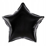 Balon Din Folie Metalizata, Figurina Stea, Model Simplu, Tematica Aniversare, 40 Cm, Ambalaj Individual, Pai Inclus, Umflare Cu Aer Sau Heliu,