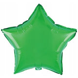 Balon Din Folie Metalizata, Figurina Stea, Model Simplu, Tematica Aniversare, 40 Cm, Ambalaj Individual, Pai Inclus, Umflare Cu Aer Sau Heliu,