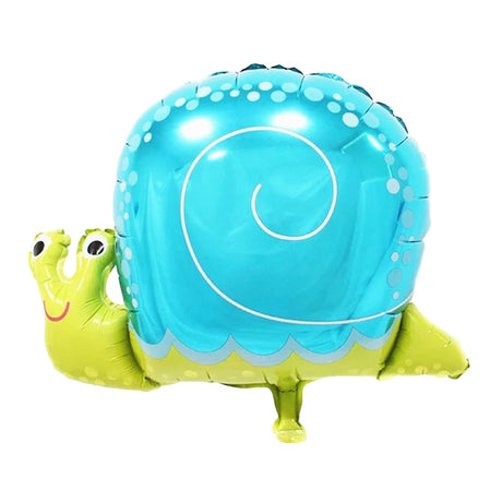 Balon Din Folie Metalizata, Figurina Melc, Tema Animalute, 30 Cm, Ambalaj Individual, Pai Inclus, Umflare Cu Aer Sau Heliu - vivimall.ro