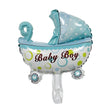 Balon Din Folie Metalizata, Mini Figurina, Tematica Gender Reveal, Ambalaj Individual, Pai Inclus, Umflare Cu Aer Sau Heliu - vivimall.ro