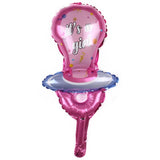 Balon Din Folie Metalizata, Mini Figurina, Tematica Gender Reveal, Ambalaj Individual, Pai Inclus, Umflare Cu Aer Sau Heliu - vivimall.ro