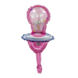 Balon Din Folie Metalizata, Mini Figurina, Tematica Gender Reveal, Ambalaj Individual, Pai Inclus, Umflare Cu Aer Sau Heliu - vivimall.ro