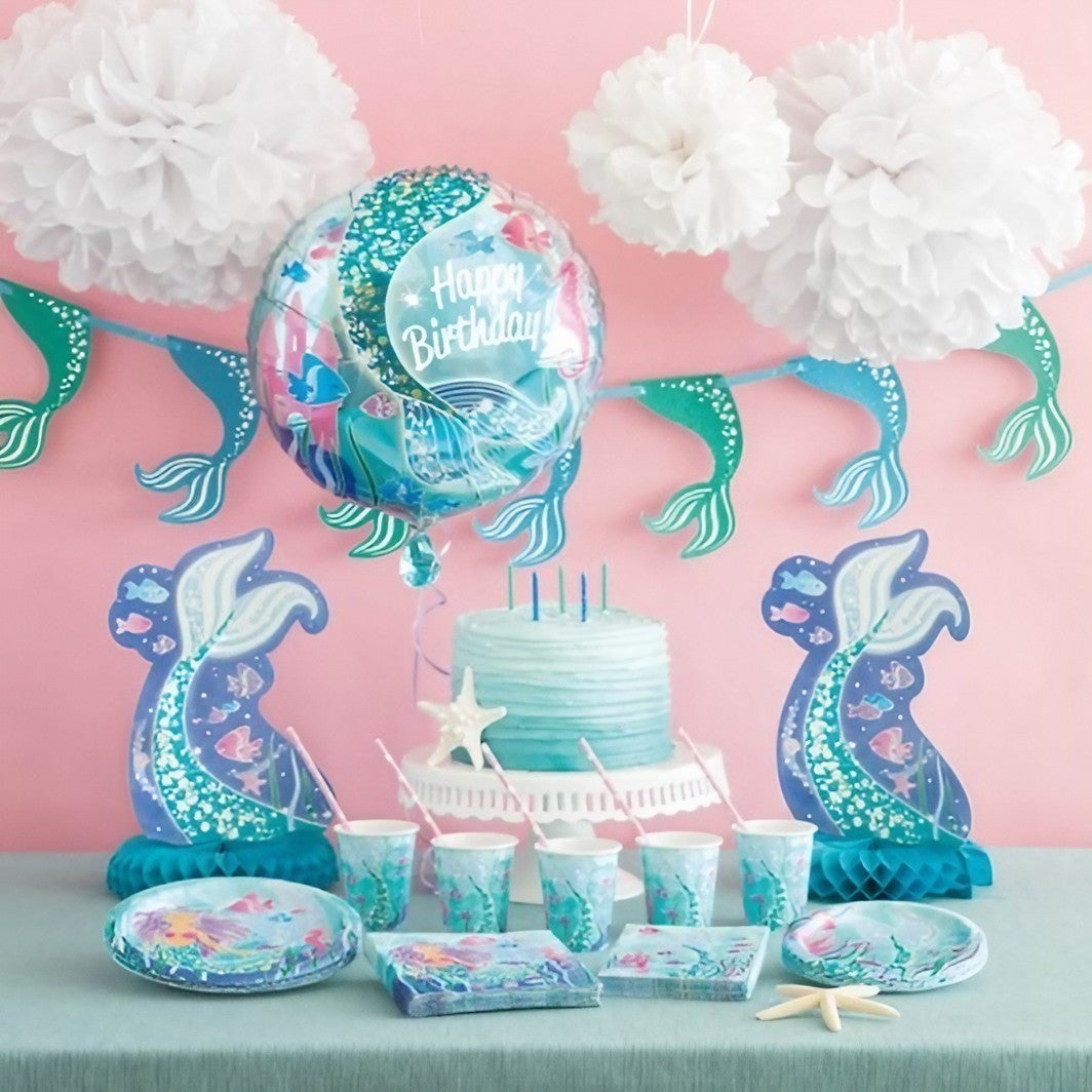 Balon Din Folie Metalizata, Mini Figurina Rotunda, Happy Birthday, Tematica Aniversare, 45 Cm, Ambalaj Individual, Pai Inclus, Umflare Cu Aer Sau Heliu - vivimall.ro