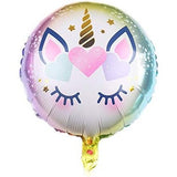 Balon Din Folie Metalizata, Mini Figurina Rotunda, Happy Birthday, Tematica Aniversare, 45 Cm, Ambalaj Individual, Pai Inclus, Umflare Cu Aer Sau Heliu - vivimall.ro