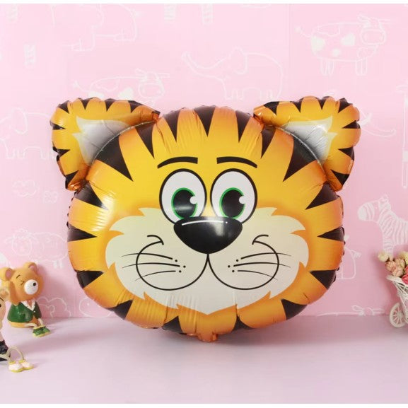 Balon Din Folie Metalizata, Mini Figurine Animalute, Tematica Aniversare, Ambalaj Individual, Pai Inclus, Umflare Cu Aer Sau Heliu - vivimall.ro