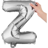 Balon Folie Metalizata Litera Z, 40 Cm, Umflati Cu Heliu Sau Aer, Ambalaj Individual, Pai Inclus - vivimall.ro