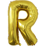 Balon Folie Metalizata Litera R, 40 Cm, Umflati Cu Heliu Sau Aer, Ambalaj Individual, Pai Inclus - vivimall.ro