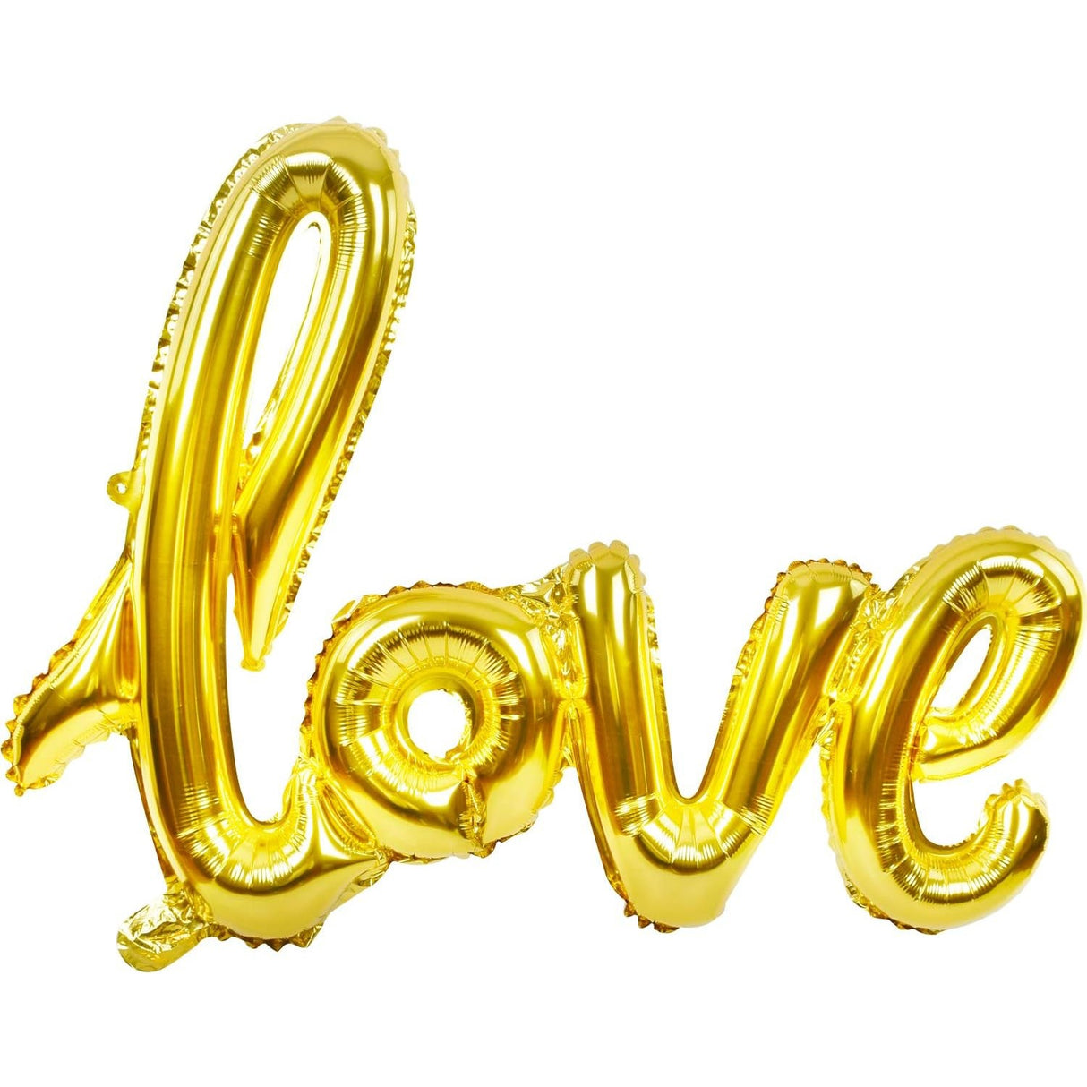 Balon Din Folie Metalizata, Model Love Scris De Mana, Tematica Ziua Îndrăgostiților, Ambalaj Individual, Pai Inclus, Umflare Cu Aer Sau Heliu,