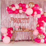 Balon Folie Metalizata Litera A, Vivimall, 40 cm, Umflati cu Heliu sau Aer, Ambalaj Individual, Pai inclus, Rose Gold - vivimall.ro