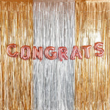 Balon Folie Metalizata Litera G, Vivimall, 40 cm, Umflati cu Heliu sau Aer, Ambalaj Individual, Pai inclus, Rose Gold - vivimall.ro