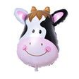 Balon Din Folie Metalizata, Mini Figurine Animalute, Tematica Aniversare, Ambalaj Individual, Pai Inclus, Umflare Cu Aer Sau Heliu - vivimall.ro