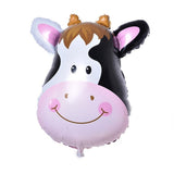 Balon Din Folie Metalizata, Mini Figurine Animalute, Tematica Aniversare, Ambalaj Individual, Pai Inclus, Umflare Cu Aer Sau Heliu - vivimall.ro