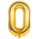 Balon Din Folie Cifra 0, 81 Cm, Pentru Aer Sau Heliu, Bulk - vivimall.ro