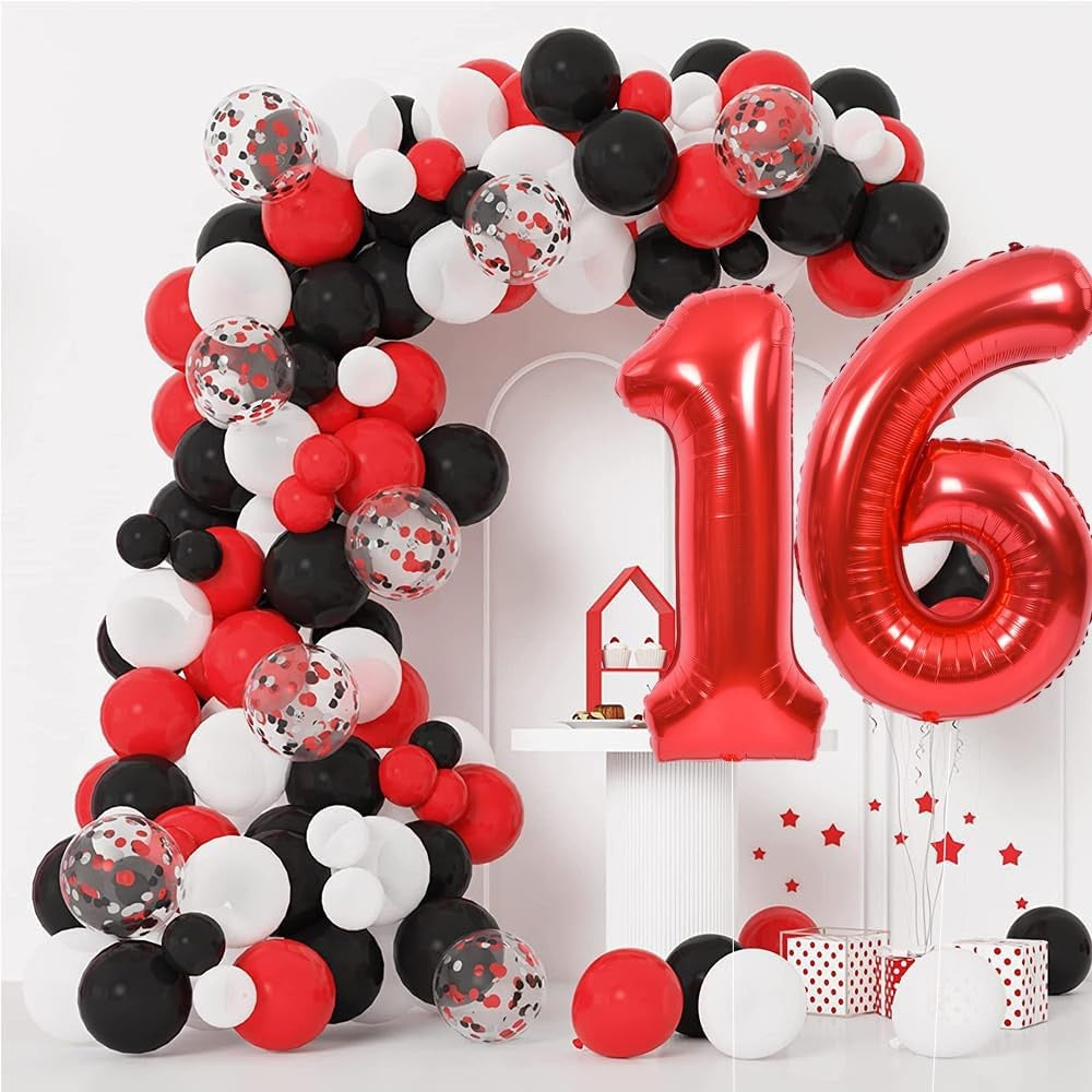 Balon Din Folie Metalizata Figurina Cifra, Tema Aniversare 40 Cm, Ambalaj Individual, Pai Inclus, Umflare Cu Aer Sau Heliu, Cifra 6 - vivimall.ro