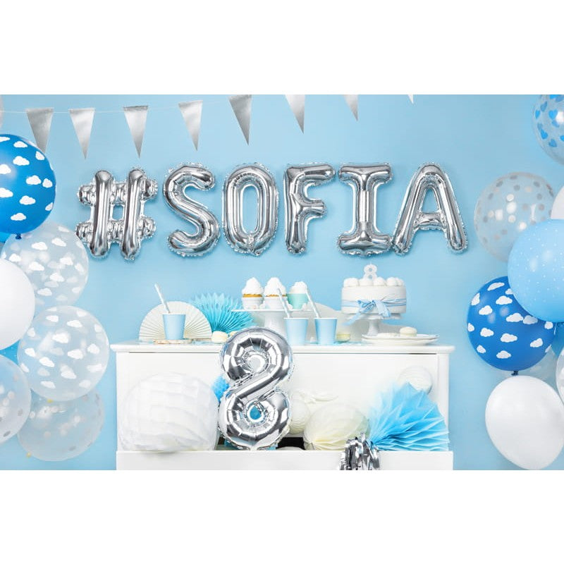Balon Folie Metalizata Litera A, 40 Cm, Umflati Cu Heliu Sau Aer, Ambalaj Individual, Pai Inclus - vivimall.ro