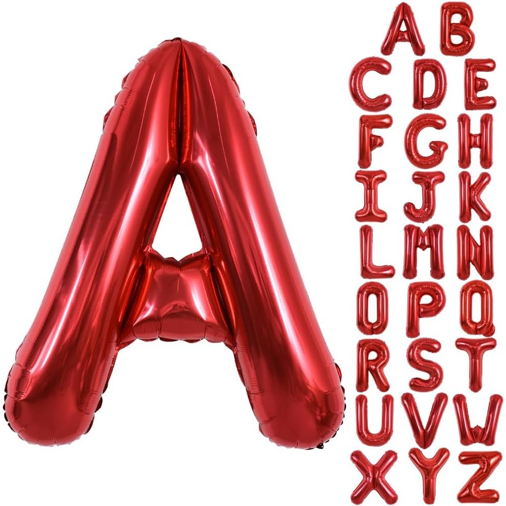 Balon Folie Metalizata Litera A, 40 Cm, Umflati Cu Heliu Sau Aer, Ambalaj Individual, Pai Inclus - vivimall.ro