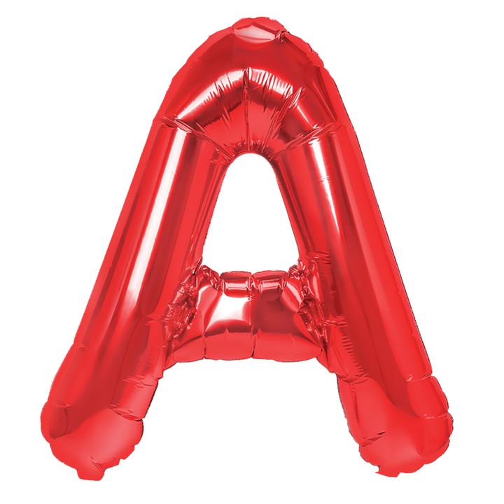 Balon Folie Metalizata Litera A, 40 Cm, Umflati Cu Heliu Sau Aer, Ambalaj Individual, Pai Inclus - vivimall.ro