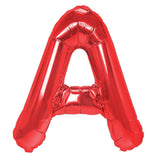 Balon Folie Metalizata Litera A, 40 Cm, Umflati Cu Heliu Sau Aer, Ambalaj Individual, Pai Inclus - vivimall.ro