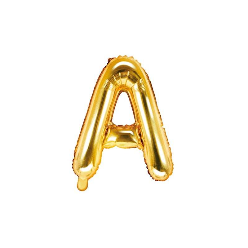 Balon Folie Metalizata Litera A, 80 Cm, Umflati Cu Heliu Sau Aer, Ambalaj Individual, Pai Inclus - vivimall.ro