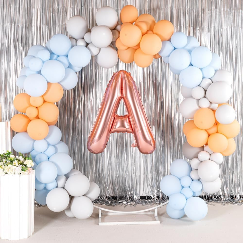 Balon Folie Metalizata Litera A, 80 Cm, Umflati Cu Heliu Sau Aer, Ambalaj Individual, Pai Inclus, Rose Gold - vivimall.ro