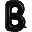 Balon Folie Metalizata Litera B, 40 Cm, Umflati Cu Heliu Sau Aer, Ambalaj Individual, Pai Inclus - vivimall.ro