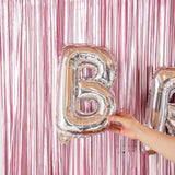 Balon Folie Metalizata Litera B, 80 Cm, Umflati Cu Heliu Sau Aer, Ambalaj Individual, Pai Inclus - vivimall.ro