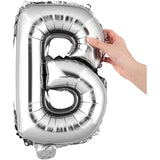 Balon Folie Metalizata Litera B, 80 Cm, Umflati Cu Heliu Sau Aer, Ambalaj Individual, Pai Inclus - vivimall.ro