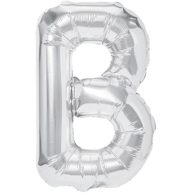 Balon Folie Metalizata Litera B, 80 Cm, Umflati Cu Heliu Sau Aer, Ambalaj Individual, Pai Inclus - vivimall.ro