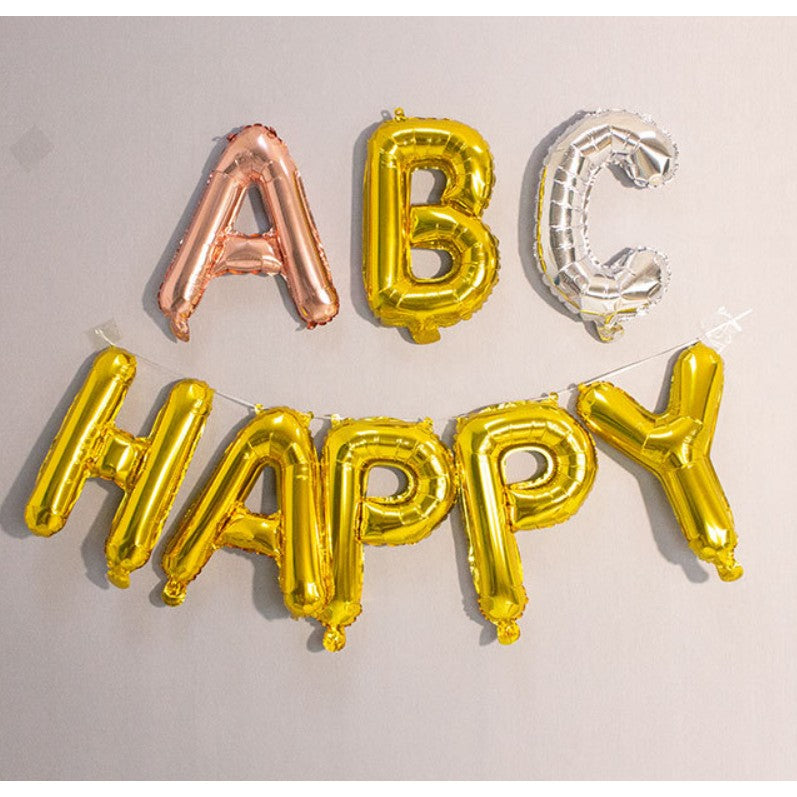 Balon Folie Metalizata Litera C, 40 Cm, Umflati Cu Heliu Sau Aer, Ambalaj Individual, Pai Inclus - vivimall.ro
