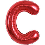 Balon Folie Metalizata Litera C, 40 Cm, Umflati Cu Heliu Sau Aer, Ambalaj Individual, Pai Inclus - vivimall.ro