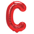 Balon Folie Metalizata Litera C, 40 Cm, Umflati Cu Heliu Sau Aer, Ambalaj Individual, Pai Inclus - vivimall.ro