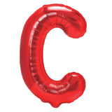 Balon Folie Metalizata Litera C, 40 Cm, Umflati Cu Heliu Sau Aer, Ambalaj Individual, Pai Inclus - vivimall.ro