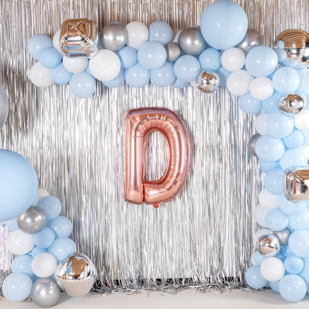 Balon Folie Metalizata Litera D, 100 Cm, Umflati Cu Heliu Sau Aer, Ambalaj Individual, Pai Inclus, Rose Gold - vivimall.ro